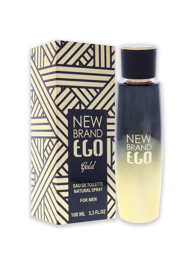 NEW BRAND New Brand Perfumes Ego Gold EDT Spray Men 3.3 oz, One Size (BTY11004800000)  - Image 3