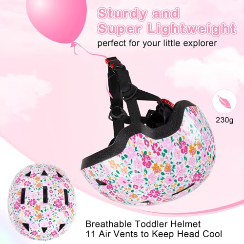 Lemmeko Toddler Helmet, Baby Infant Kids Bike Helmet for Kids Age 1-3/2-4/3-5/5-8 Adjustable Toddler Bike Helmets for Boys Girls for Scooter Skateboard Cycling - Image 3