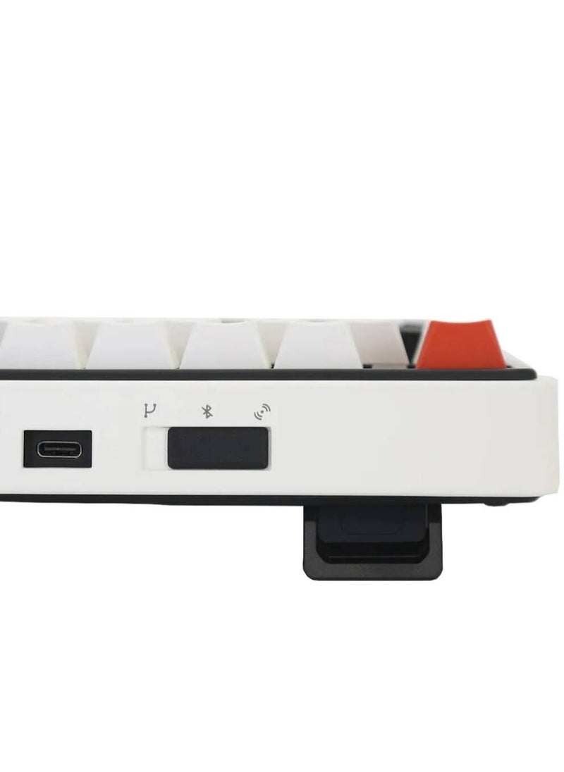 Varmilo - Minilo 75% Wireless Mechanical Keyboard, Kailh Prestige Silent Switch, Hot-Swappable, ABS Keycaps, Wire/2.4GHz/BT5.0 Connectivity, US QWERTY Layout, Retro - Image 1