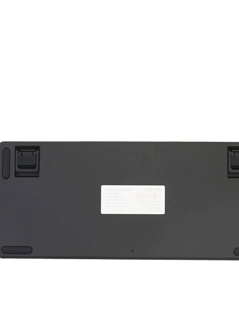 Varmilo - Minilo 75% Wireless Mechanical Keyboard, Kailh Prestige Silent Switch, Hot-Swappable, ABS Keycaps, Wire/2.4GHz/BT5.0 Connectivity, US QWERTY Layout, Retro - Image 1