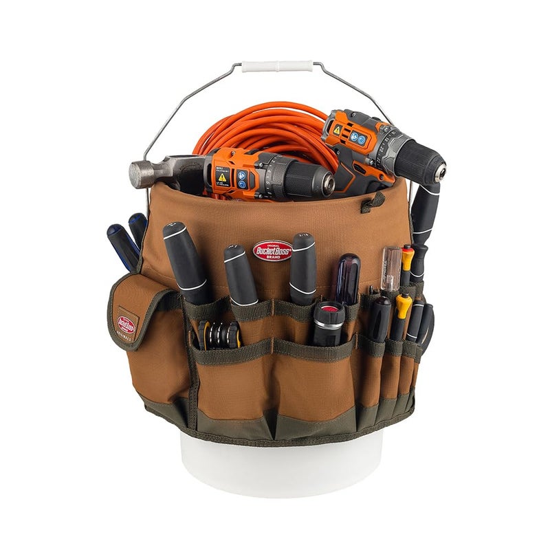 Bucket Boss باكت بوس منظم أدوات دلو باكتير باللون البني، 10030 - Image 3