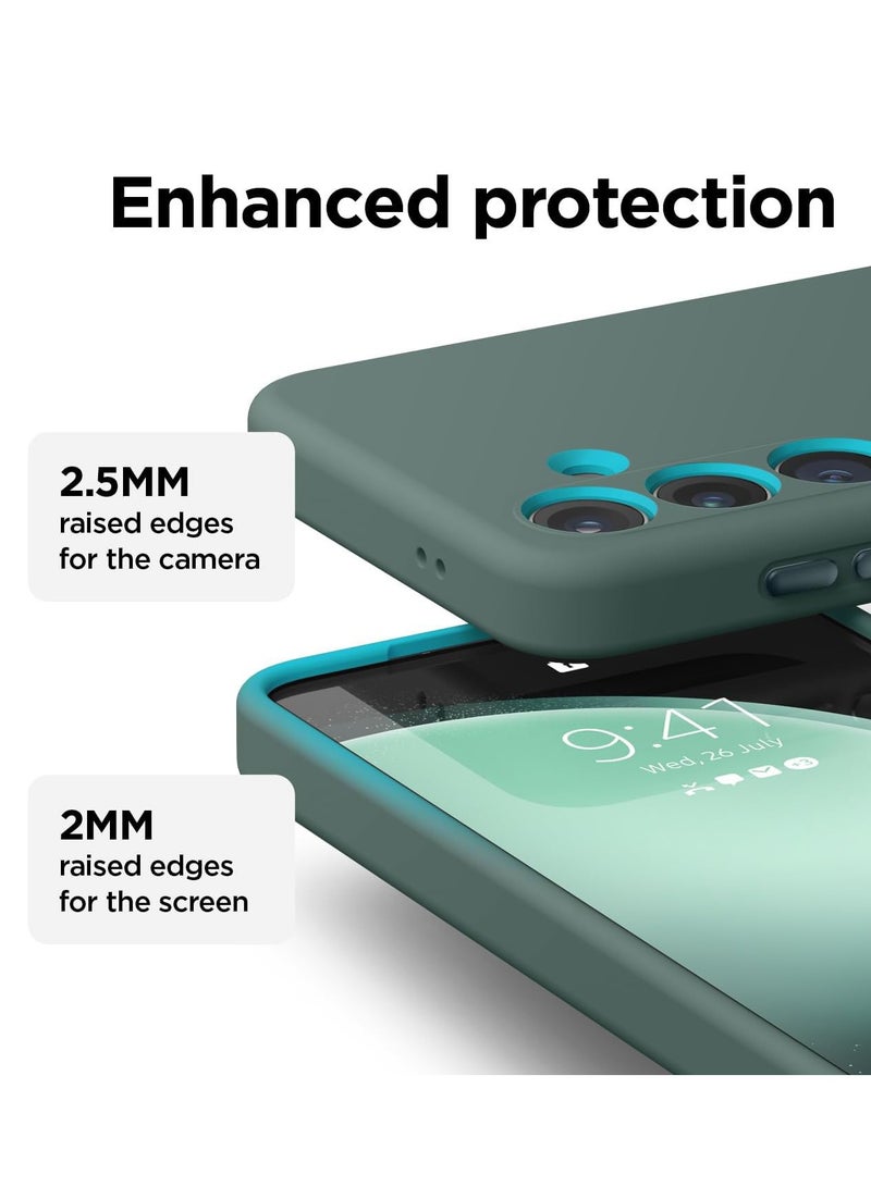 BORTONY Samsung Galaxy A15 Case Cover Flexible Soft Silicone Slim Fit Case for Galaxy A15 Anti Scratch with Inside Microfiber Lining Shockproof Protective Phone Case for Galaxy A15 4G/5G 6.5 inch - Image 3