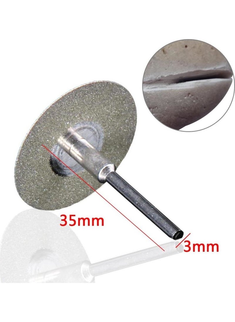 Profisher 25 mm Circular Cutting Abrasive Diamond Disc for Profi̇sher Dremel and Rotary Devices  - Image 4