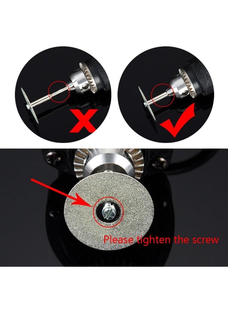Profisher 25 mm Circular Cutting Abrasive Diamond Disc for Profi̇sher Dremel and Rotary Devices  - Image 5
