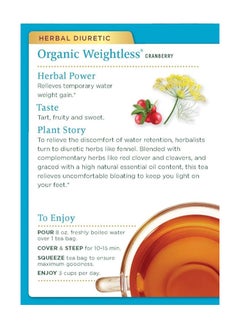 Tm Traditional Medicinals Weightless Cranberry Herbal Wrapped Tea Bags - 16 Ct  - Image 3