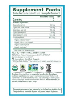 Tm Traditional Medicinals Weightless Cranberry Herbal Wrapped Tea Bags - 16 Ct  - Image 5