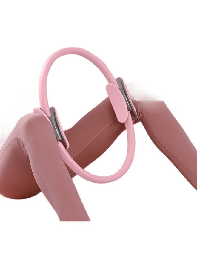 Dweck Pilates Resistance Ring, Elastic Body-Shaping Fitness Ring, Middle-Aged And Elderly Thigh Inner Measurement, Limb Resistance Training Aid, Cherry Pink - Image 2