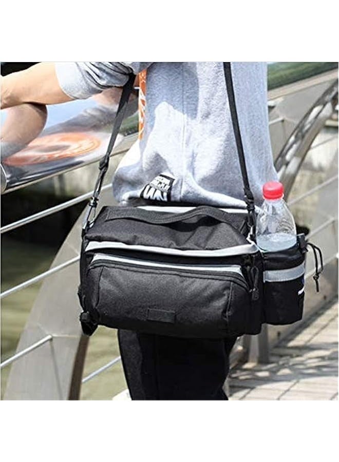 Generic Bike Bag Saddle Back Seat Pouch Bicycle Pack Riding Equipment Pannier Outdoor Sports Basket  - Image 5