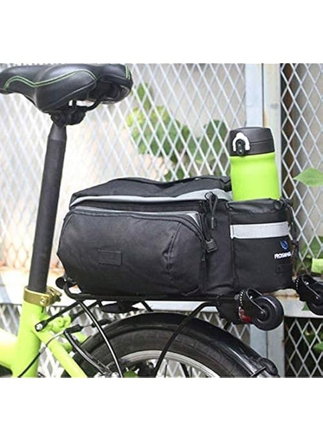 Generic Bike Bag Saddle Back Seat Pouch Bicycle Pack Riding Equipment Pannier Outdoor Sports Basket  - Image 4