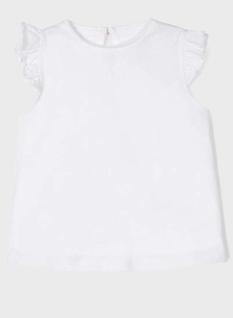 Zippy Infant Ruffle Sleeve T-Shirt