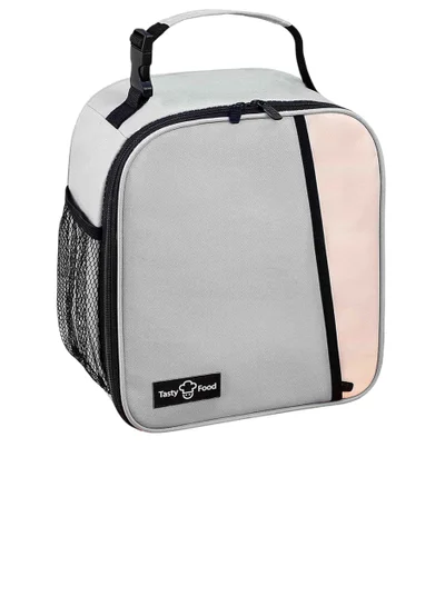 flâneur Insulated Lunch Bag with Handle and Side Pocket - Big Capacity, Durable and Modern Design, Perfect for School, Office, and Travel, Thermal and Functional for Everyday Use