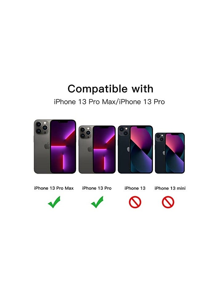 جي تيك واقي عدسة الكاميرا JETech لهاتف iPhone 13 Pro 6.1 بوصة وiPhone 13 Pro Max 6.7 بوصة، غطاء حلقة فردي معدني من الزجاج المقوى 9H، شفاف عالي الدقة، مجموعة واحدة (جرافيت) - Image 2