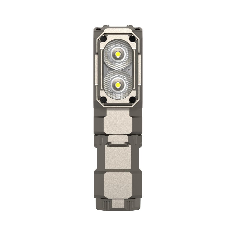 WUBEN Khaki Mini Flashlight Battery Extension Tube(Model: E7), for Outdoor/Indoor Activities Camping, Hiking, Fishing, Walking, etc. - Image 2