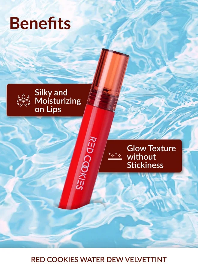 RED COOKIES Korean Glow Water Wrap 2 in 1 Tint Lipstick - Shade: W1 Sun Rise
