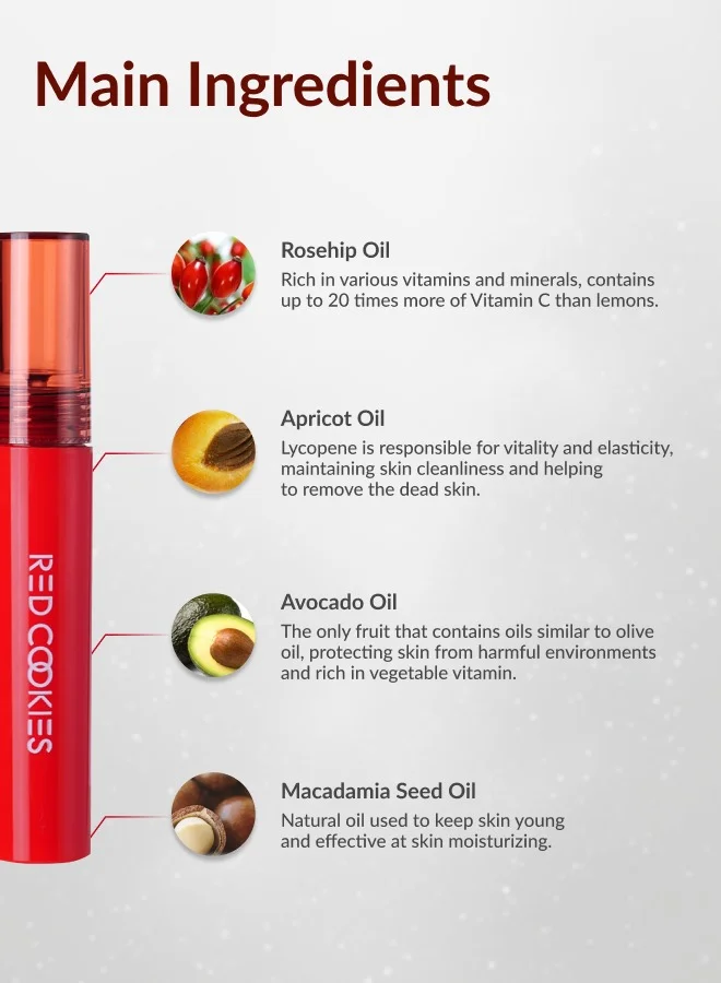 RED COOKIES Korean Glow Water Wrap 2 in 1 Tint Lipstick - Shade: W1 Sun Rise