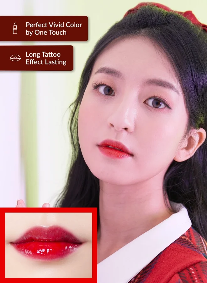 RED COOKIES Korean Glow Water Wrap 2 in 1 Tint Lipstick - Shade: W1 Sun Rise