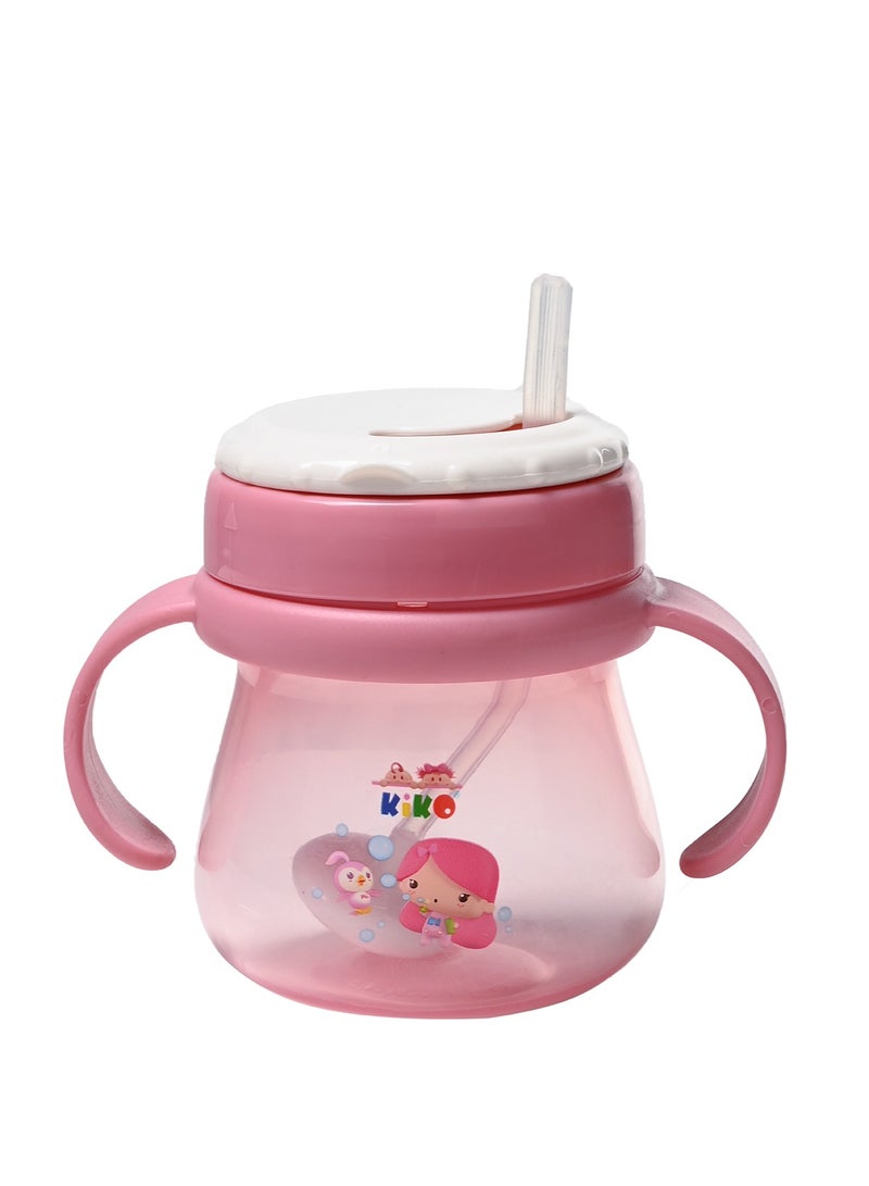 Kiko Cup With Straw Lid (6M+)-Pink - Image 1
