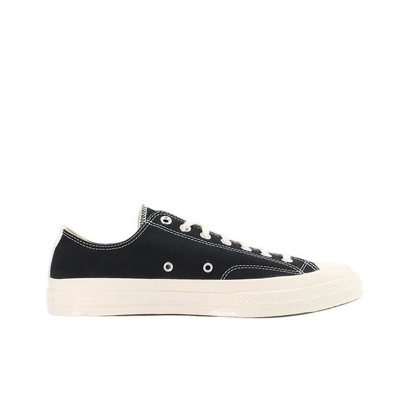 Converse x CDG Play 1970s Chuck Taylor All Star Abrasion Resistant Low-Top Canvas Shoes - Black/Red - Image 3
