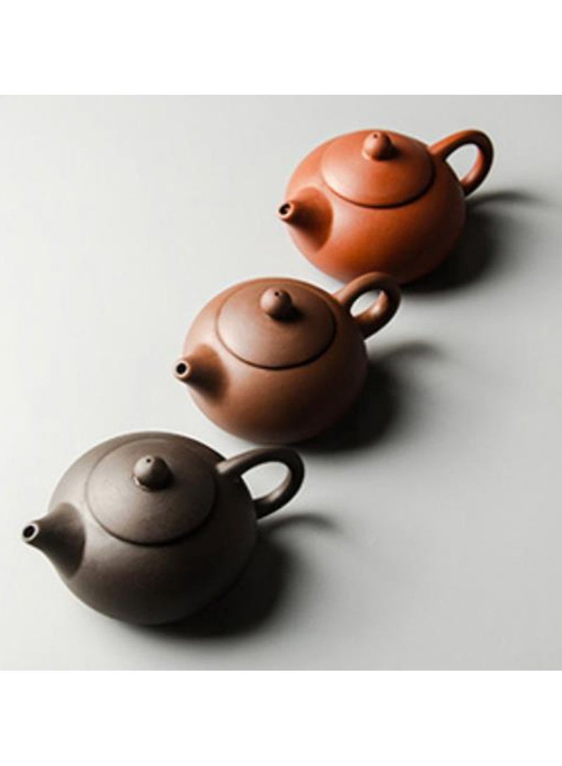 Jingke Zisha Teapot China Yixing Xishi Teapot Kung Fu Tea Set Exquisite Ceramic Tea Set, Black Purple Sand 150ml - Image 4