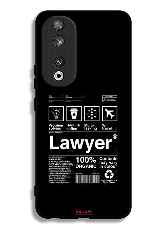 Tolwak - Honor 90 Protective Case Cover Lawyer Sticker - Image 1