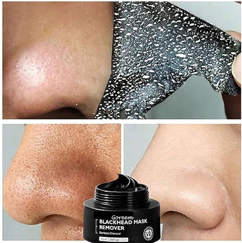 Goreem Deep cleaning Remove blackhead acne Pore cleaning Improve rough skin Bamboo Charcoal Blackhead Mask 30g - Image 3