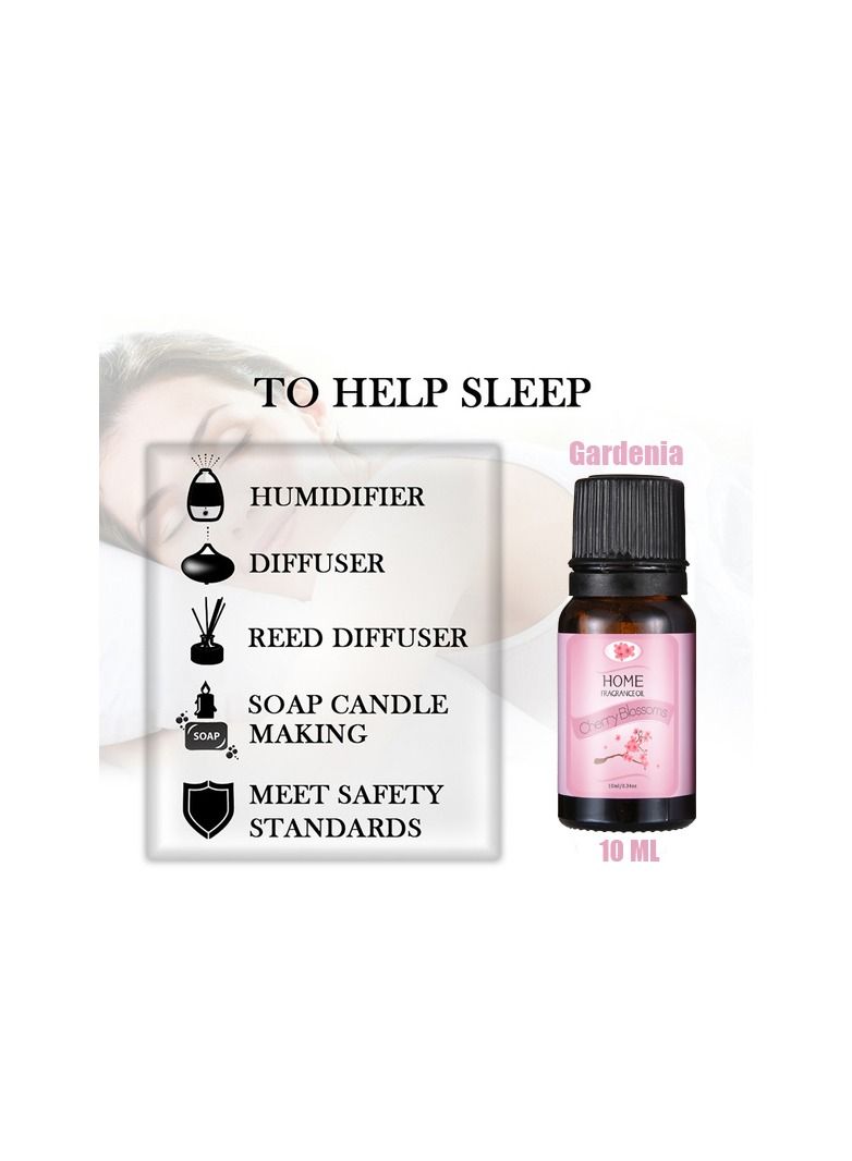 زيت أساسي 10 مل قطعة واحدة لمُرَطِب الهواء، مُعَطِر الروائح الطبيعية، زيت نباتي، يستخدم لتجديد الهواء أو تخفيف التوتر، رائحة أزهار الكرز - Image 2