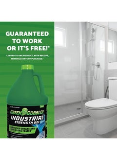 GREEN GOBBLER Industrial Strength Grease and Hair Drain Clog Remover | Drain Cleaner Gel | Safe for Pipes, Toilets, Sinks, Tubs, Drains & Septic Systems | 1 Gallon  - Image 3
