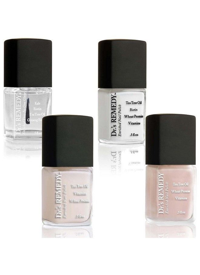 Dr.'s Remedy Enriched Nail Polish Kit Blushing Bride Collection Set Of 4  - Image 1