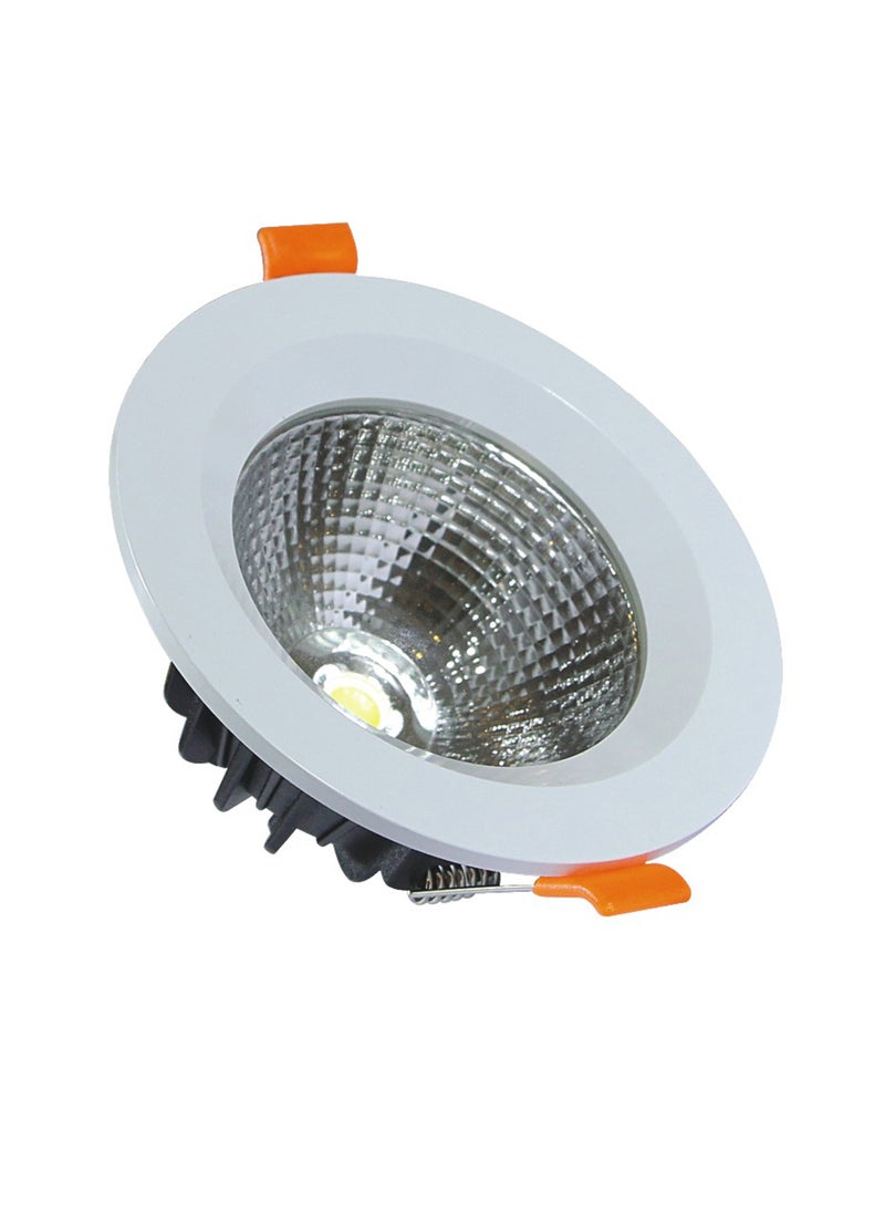 GEEPAS GESL55039 - Round Cob Downlight Led 9W -  Downlight Ceiling Light | Natural Cool White 6500K | Long Life 50,000 Burning Hours | Ultra Slim | 3 Years Warranty  - Image 1