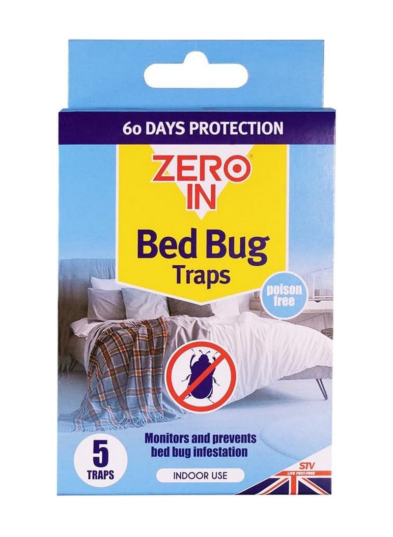 STV Zero In Bed Bug Trap 5 Traps - Image 1