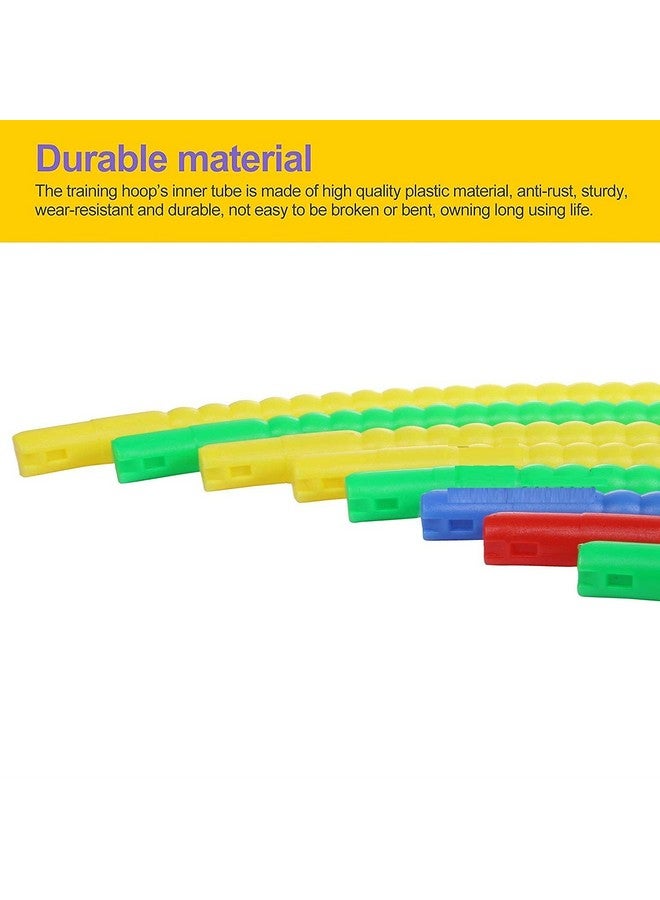 اتش اس انتربرايز حلقة هولا هوب للأطفال من HS ENTERPRISE للبنات والأولاد، لعبة حلقة لياقة بدنية مثالية للعب وتدريب الحيوانات الأليفة، دائرة تمارين بلاستيكية ملونة قابلة للتعديل (صغيرة) - Image 4