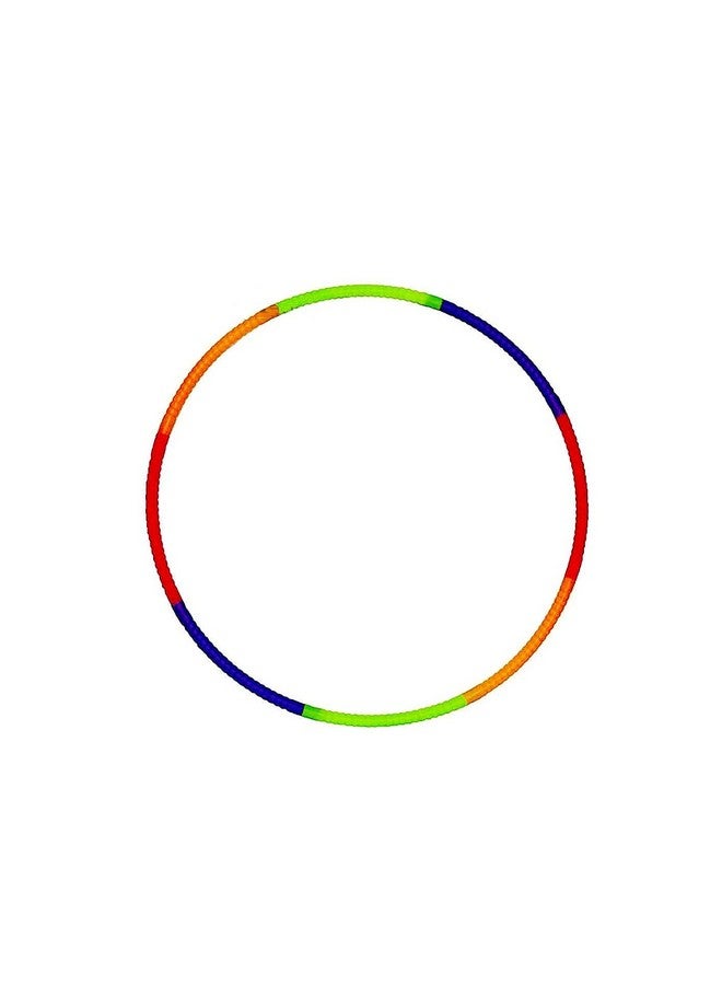 اتش اس انتربرايز حلقة هولا هوب للأطفال من HS ENTERPRISE للبنات والأولاد، لعبة حلقة لياقة بدنية مثالية للعب وتدريب الحيوانات الأليفة، دائرة تمارين بلاستيكية ملونة قابلة للتعديل (صغيرة) - Image 1