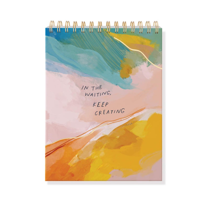 Fringe Studio Spiral SketchpadKeep Creating Paper Hardcover 174013 Multicolor