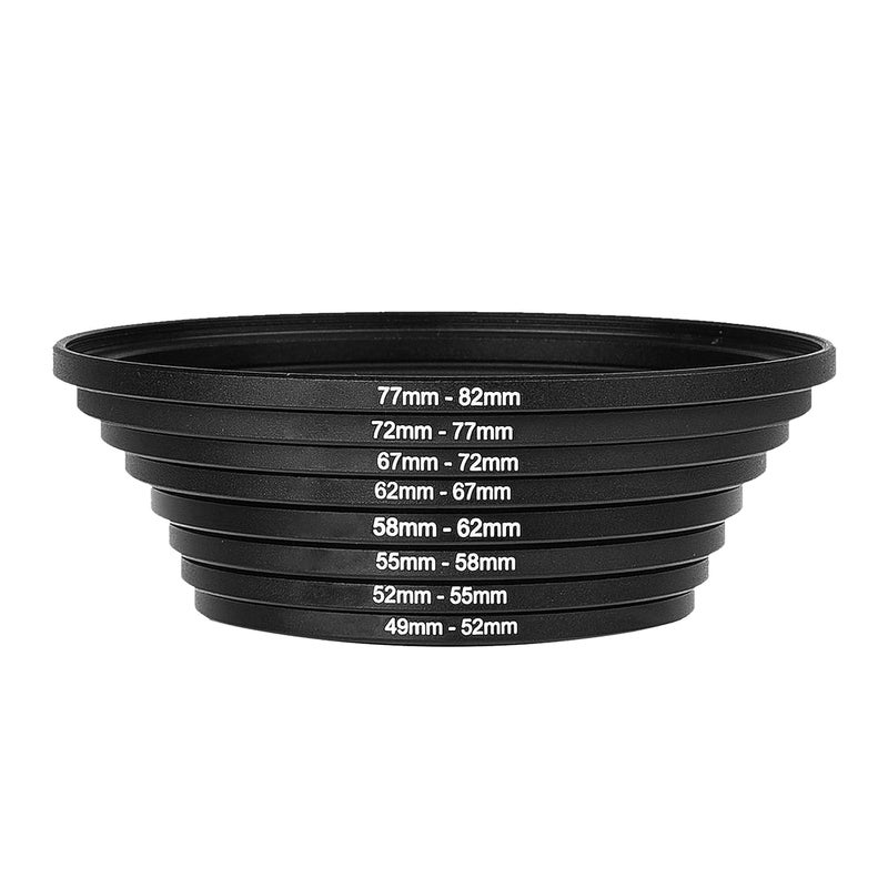 Tectonic TEKTONIC Step UP Ring 49-82MM – Precision Metal Adapter for Camera Lens Filters – CONVERTS 49MM Lens to 82MM Filter Size – Durable & Lightweight - Image 2