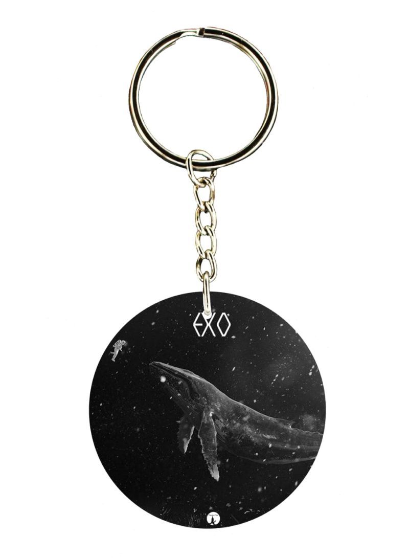 RKN Whale Printed Keychain