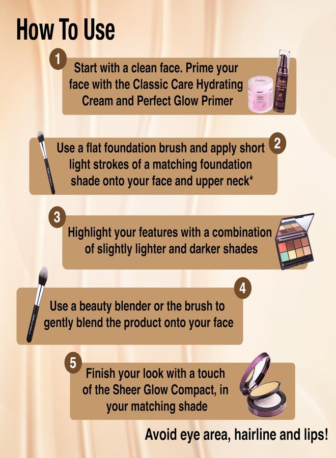 Dazller Eterna Majestique Matte Foundation Stick, Featherlight, Full Coverage, Waterproof, with SPF, 8g - Marble - Image 4