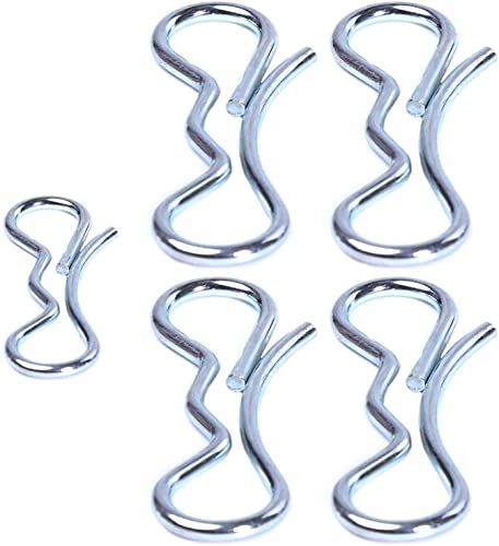 MHYYT Deck Clip Set， 194209 Bow Tie Lock Cotter Pins 4 pcs，194208 Bow Tie Lock Cotter Pin 1 pcs 。 - Image 1