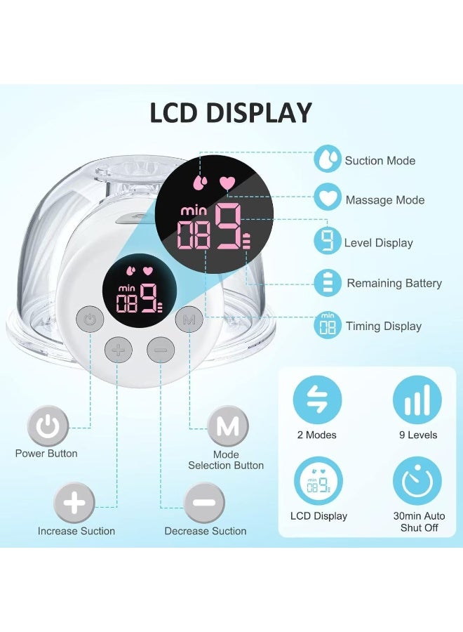 S12 Wearable Electric Breast Pump, Hands-Free, Dual Units, 180ml Capacity - Image 4