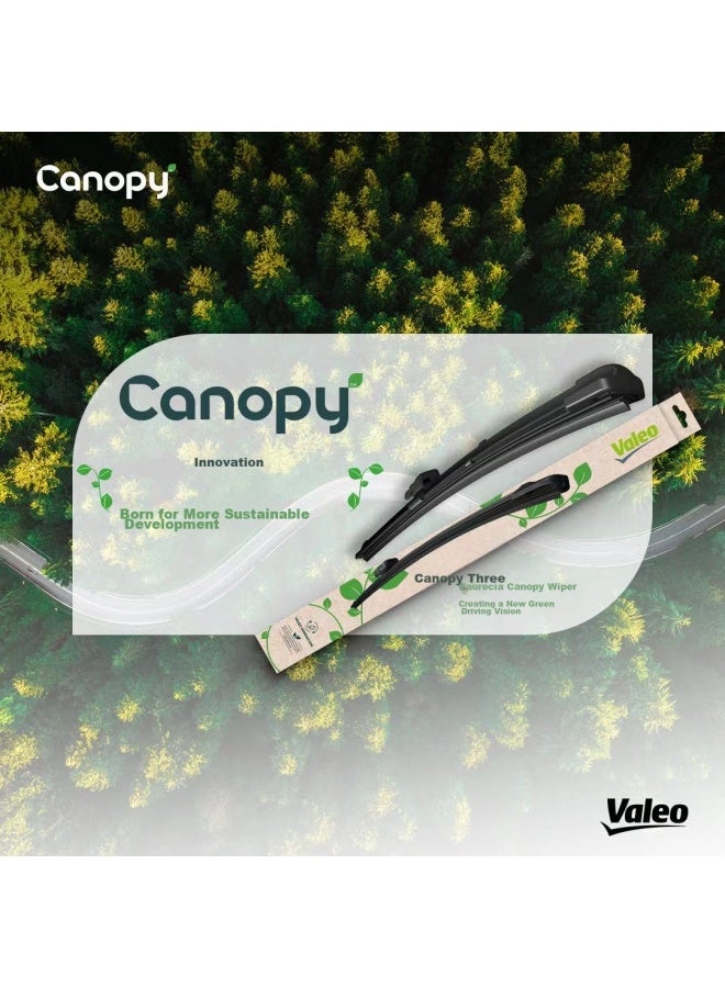 VALEO Valeo Canopy Windshield Wiper Blades, Frameless Original Equipment Wipers, Pair Set, New Energy 30/30, Specifically For Volkswagen Id.3  - Image 5