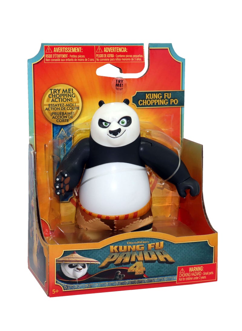 Kung Fu Panda 4 Chopping Po 6-Inches, Battery Operated | Collectable Figure | Gift for Kids and Adults - Image 1