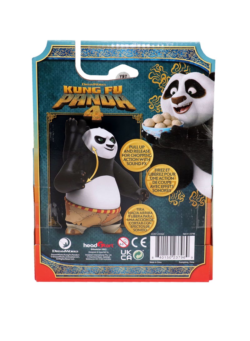 Kung Fu Panda 4 Chopping Po 6-Inches, Battery Operated | Collectable Figure | Gift for Kids and Adults - Image 4