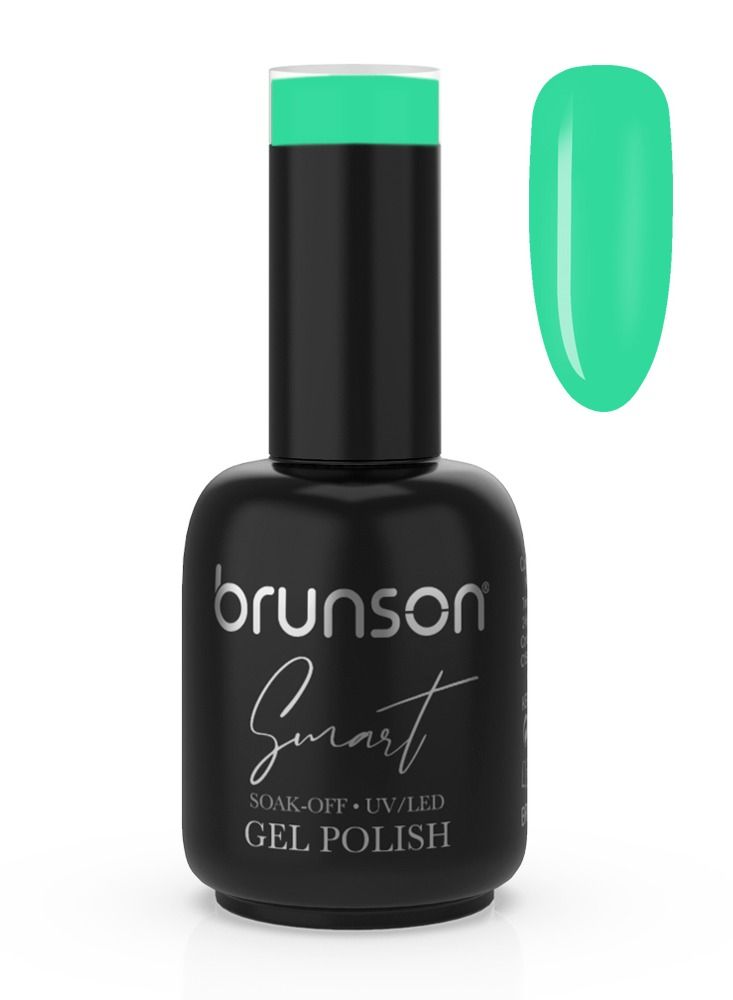 brunson Gel Nail Polish, 15ml Smart Gel Nails Glossy Shine Finish Long Lasting Soak off UV/LED Gel Polish for Nail Art French Manicure Pedicure Salon Quality Chip Resistant Gel Nail Extensions BSM113