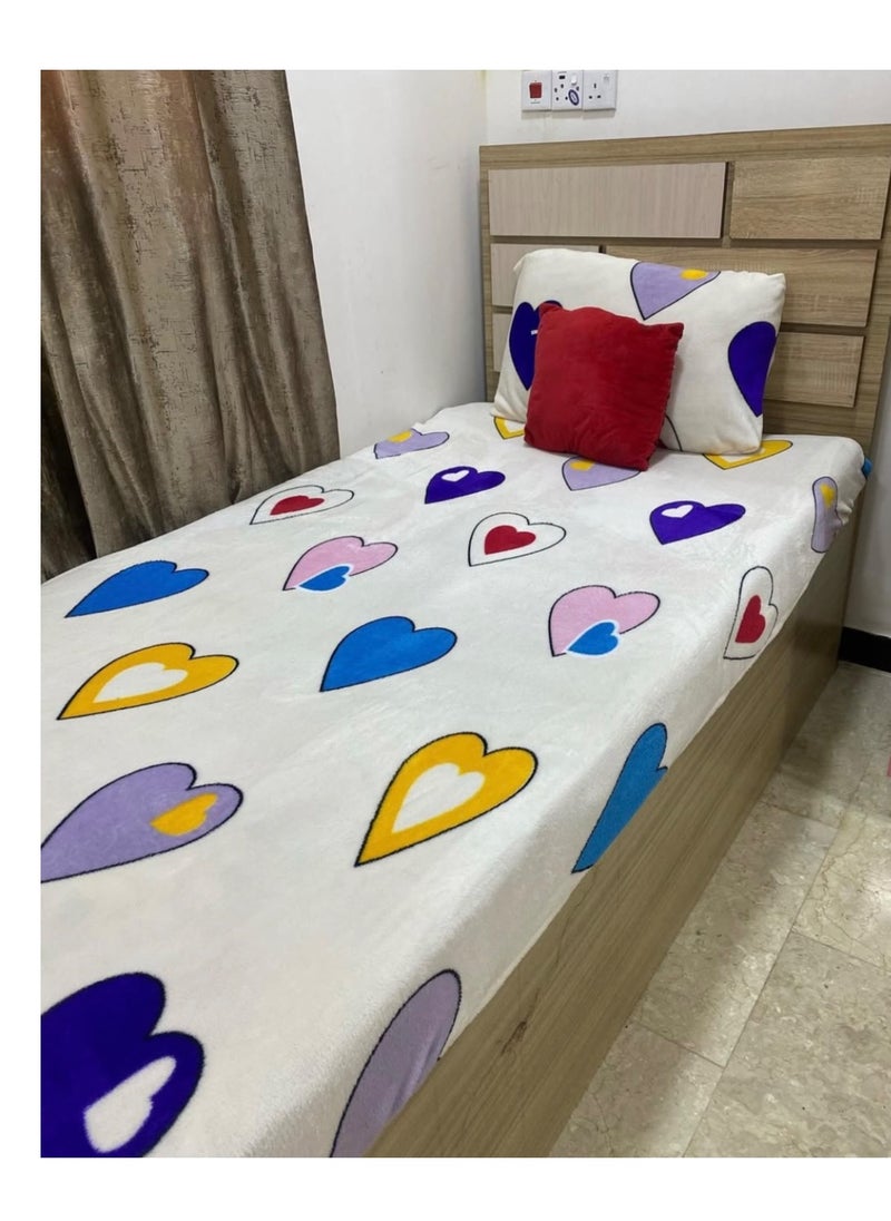 Generic - Bed sheets, Amriya bed sheet set, large bed, 5 pieces, size 275*240 - Image 1