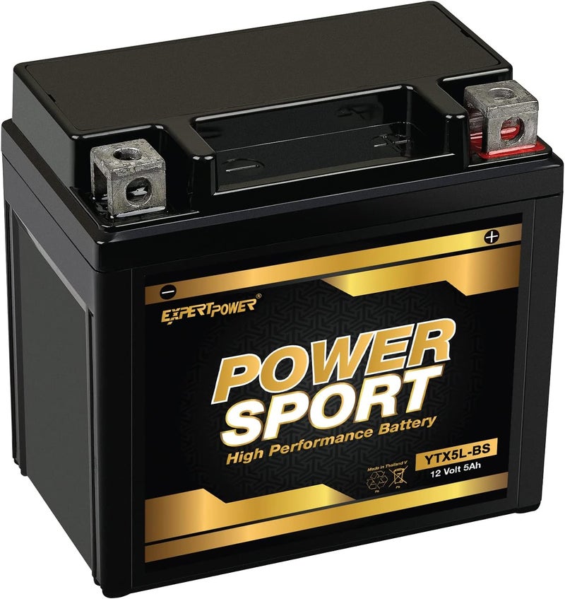 ExpertPower YTX5L-BS Battery replacement (5Ah, 12v, Sealed) Maintenance Free Battery ® - Image 1