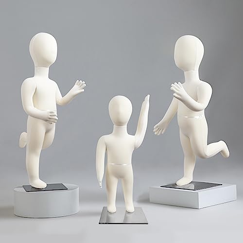 SHAREWIN Baby Mannequin Toddler Maniquine Bendable Arms and Legs Infant 6 Month Old Metal Base - Image 5