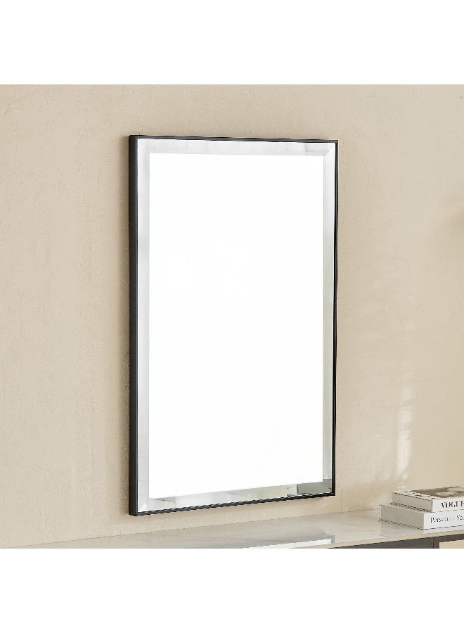 Home Box Sabrina Loft Frame Wall Mirror - Black - Image 1