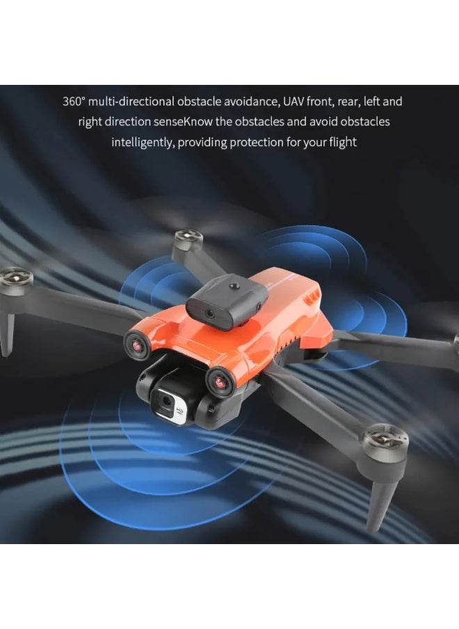 P12 Pro Foldable Drone with Dual 4K Front and 1080P Bottom HD Camera | Auto Return-to-Home and One-Touch Takeoff/Landing | Object Avoidance Sensor for Safer Flying | Lightweight, Portable Design with Long Battery Life | High-Performance RC Drone Toy for Adults, Beginners, and Hobby Flyers | Stable Hover & FPV Live Video