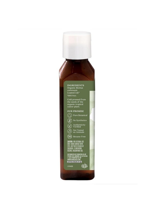 Aura Cacia Aura Cacia Organic Skin Care Oil, Castor, 4 Fluid Ounce  - Image 2