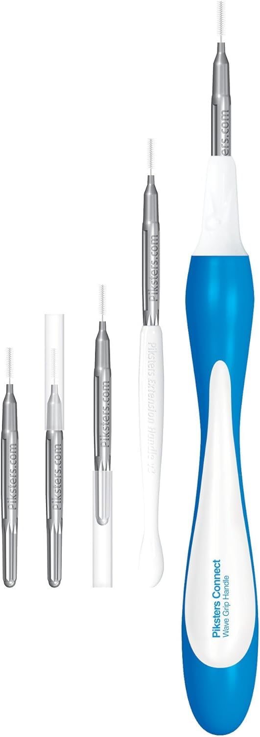 Piksters Interdental Brushes, Size 0, Grey Handle - Image 4