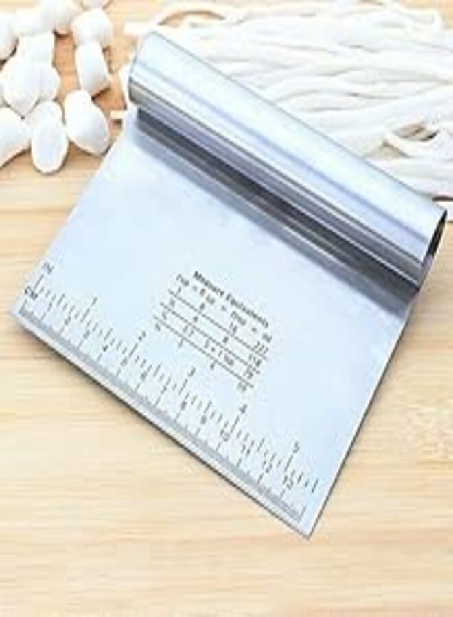 Stainless Steel Dough Blade Versatile for Kitchen, Baking, Cake Decoration, Pizza Making 